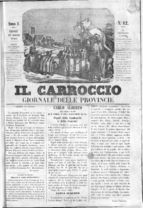 Il Carroccio - Edizione 12 del 25/03/1848